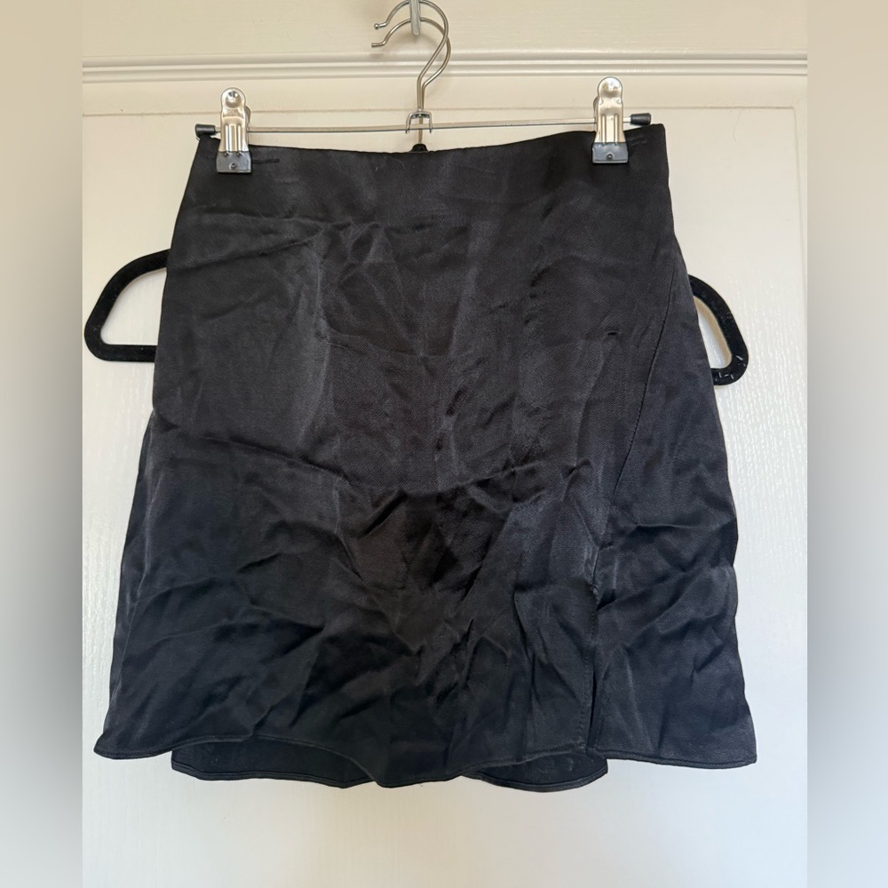 Wilfred black micro mini skirt
